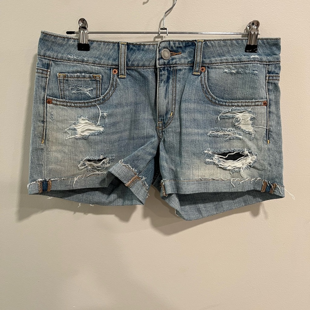 American Eagle Denim Distressed Shorts